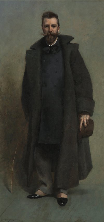 Ritratto di William Merritt Chase da James Carroll Beckwith